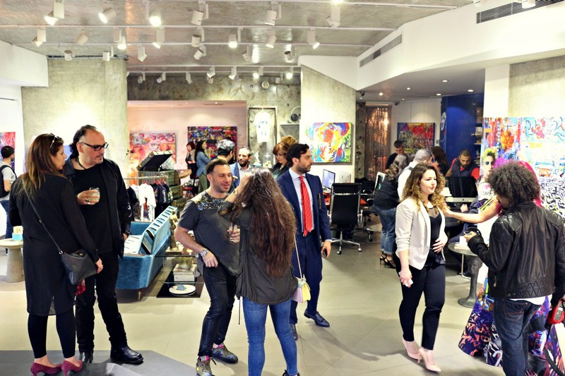 Suzi in Beirut at Vick Vanlian Showroom